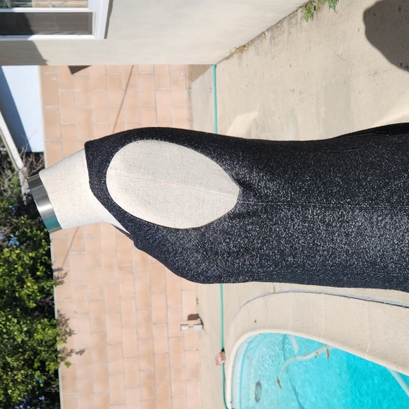 EUC Club Monaco Wool & Leather Dress - Size 8 - Picture 10 of 15